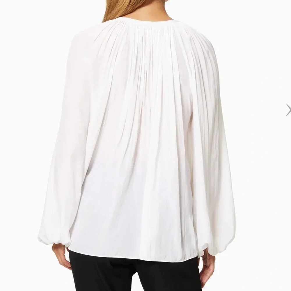 Ramy Brook shiny Paris blouse - Picture 3 of 9